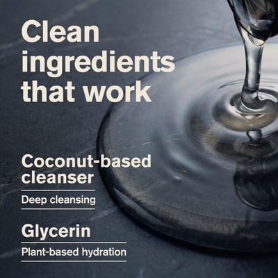 Coconut Vanilla Hydrating Body Wash for Men, Naturally Derived 6