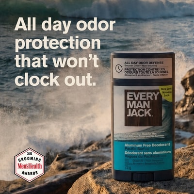 Men's Deodorant - 48-Hour Odor Defense Blend - Aluminum Free - Contains Postbiotics, Tapioca Starch & Oat Powder - Pacific Surf Scent 2