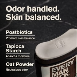 Men's Deodorant - 48-Hour Odor Defense Blend - Aluminum Free - Contains Postbiotics, Tapioca Starch & Oat Powder - Pacific Surf Scent 4