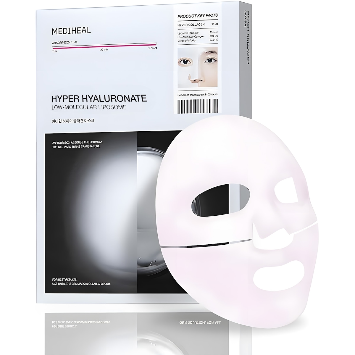 Masque Tissu Hyper Acide Hyaluronique (paquet de 4)