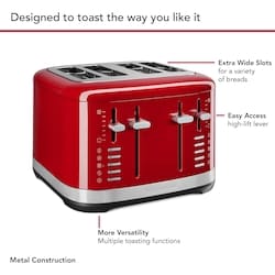 4 Sliced Toaster - Empire Red 4