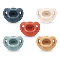 � Comfy Pacifier, Neutrals, 5 Pack, Value Size 2 1