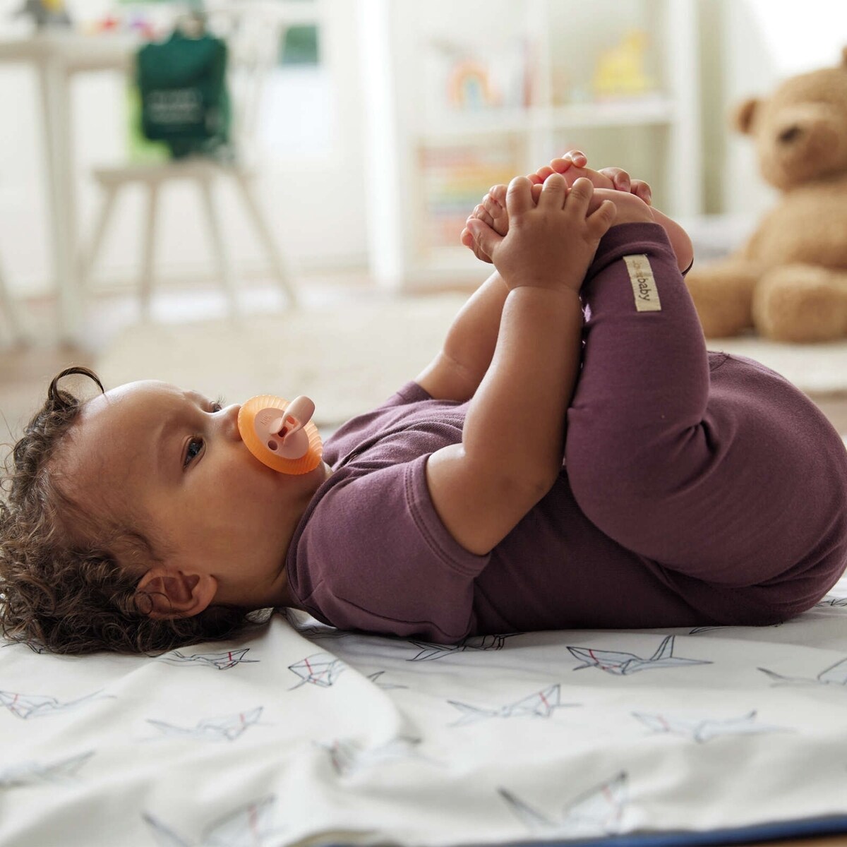 Sucette et anneau de dentition Comfy Duet Soother 2 en 1, 0 à 12 mois