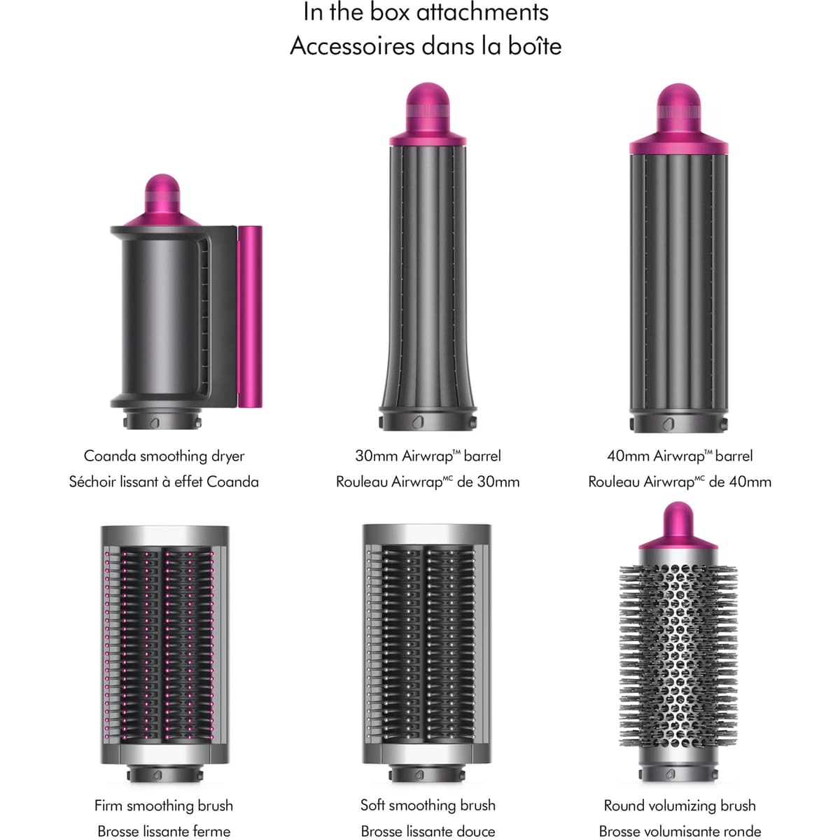 Dyson Airwrap™ Multi-Styler Complete (Fuchsia/Nickel) | Shoppers