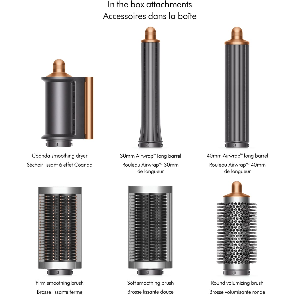 Dyson Airwrap™ multi-styler Complete Long (Nickel/Copper