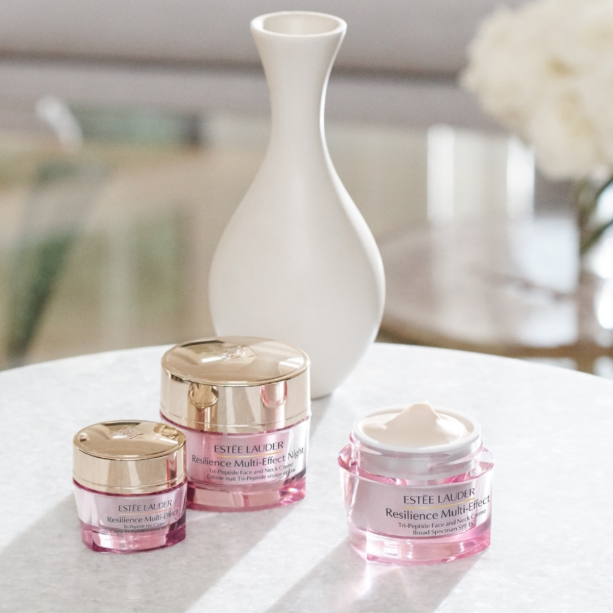 Hydratant Resilience Multi-Effect Crème tri-peptide visage et cou FPS 15