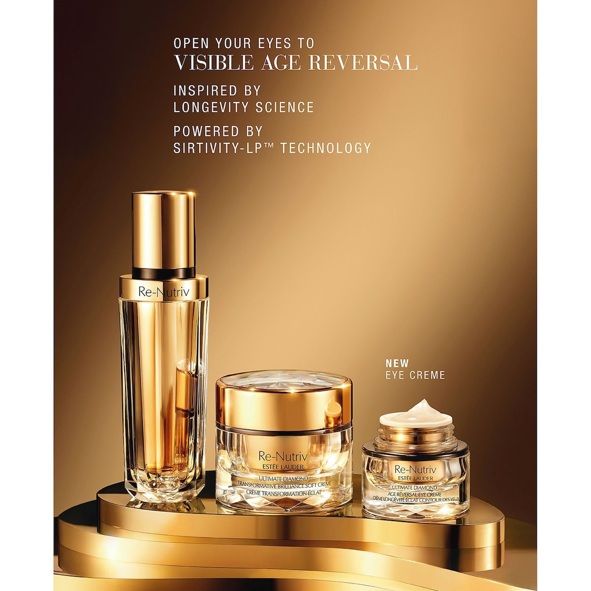 Crème contour des yeux anti-âge Ultimate Diamond Re-Nutriv