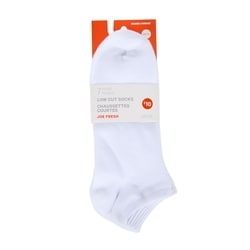 Joe Women 7pk Value Low Cut White 2