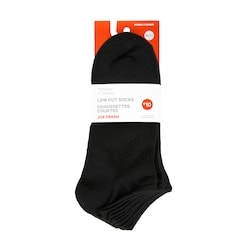Joe Women 7pk Value Low Cut Black 2