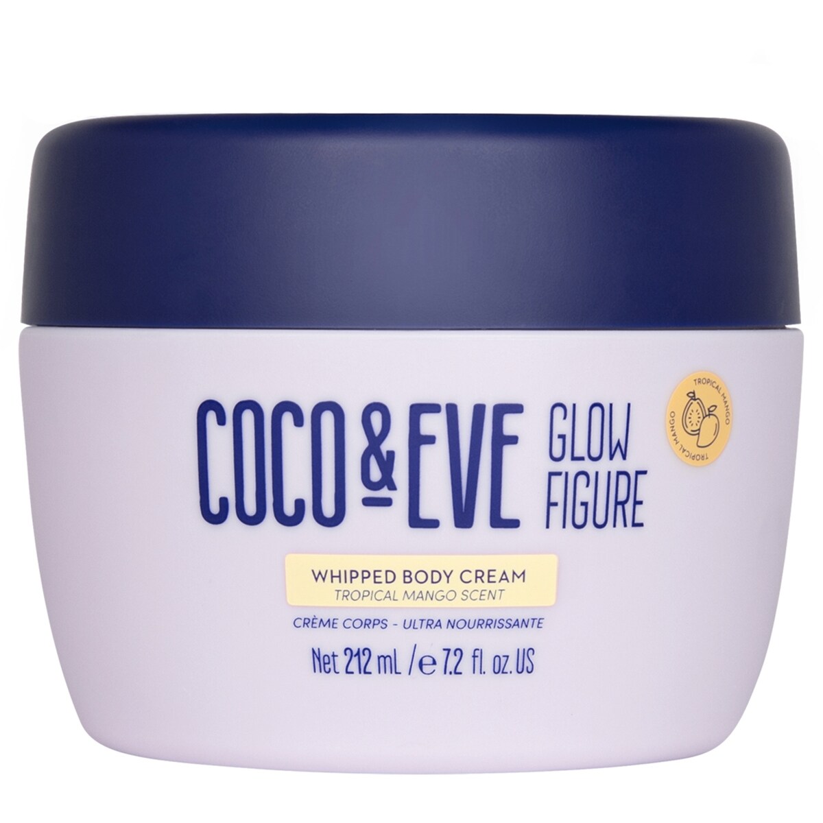 Coco & Eve Whipped Body Cream: Tropical Mango Scent 7.2 ML