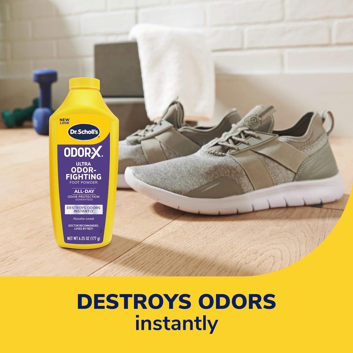 Dr. Scholl's® poudre désodorisante Odour Destroyers®