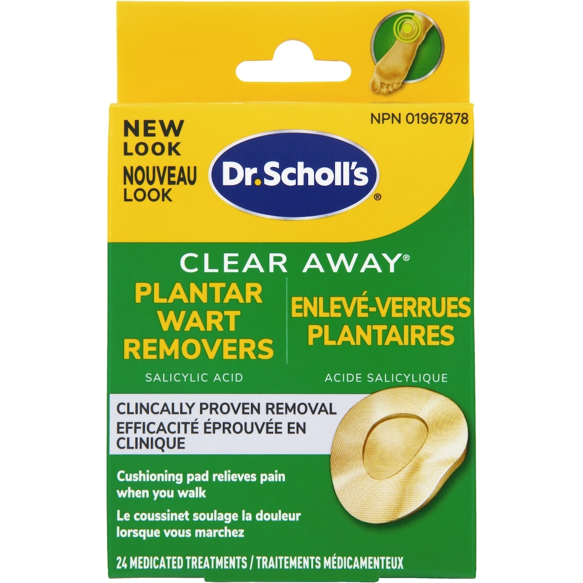 DS Traitement contre les verrues plantaires Clear Away