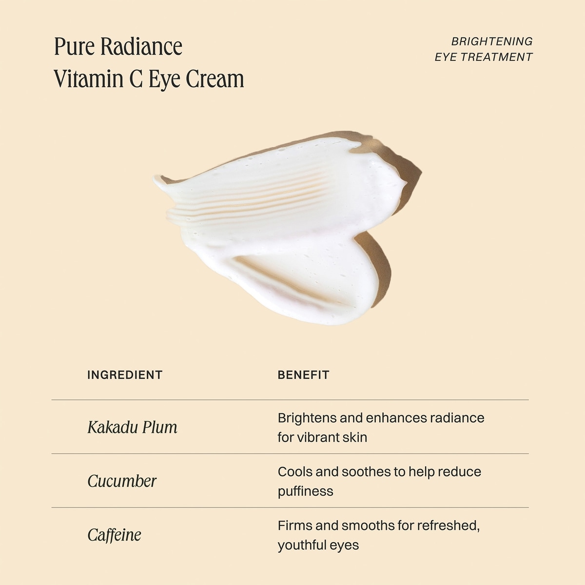 Crème contour des yeux à la vitamine C Pure Radiance