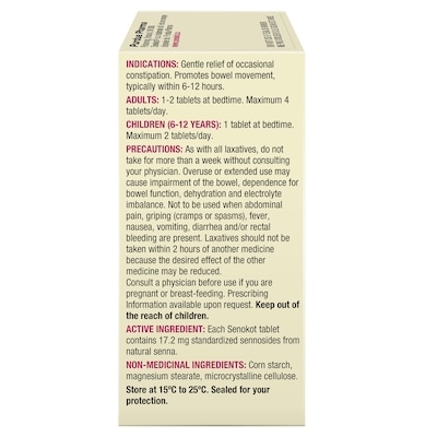 Natural Laxative Extra Strength 18ct 2