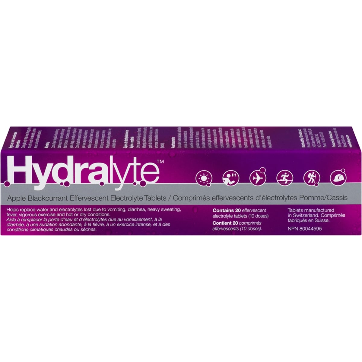 Hydralyte Effervescent Electrolytes Tablets Berry 20 Count