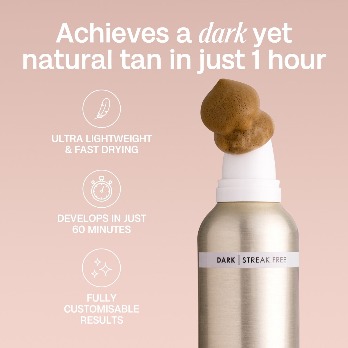 1 heure de bronzage express foncé