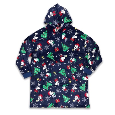 Adult unisex hooded plush lounger l/xl 2